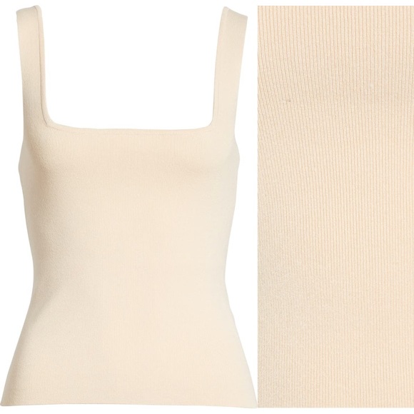 Leith Square Neck Sleeveless Sweater - Picture 3 of 6